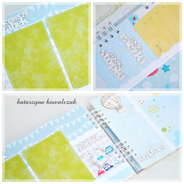 Album dziecięcy, pierwsze urodziny, scrapbooking