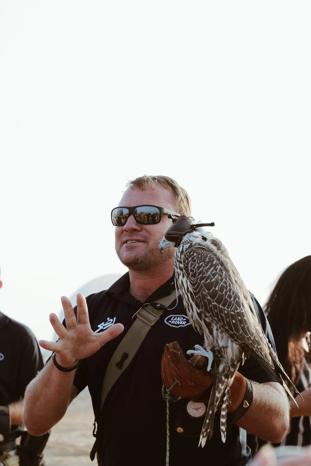 World-First Hot Air Balloon and Falconry Experience by Land Rover