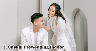 Casual Prewedding Indoor merupakan salah satu ide prewedding yang wajib dicoba