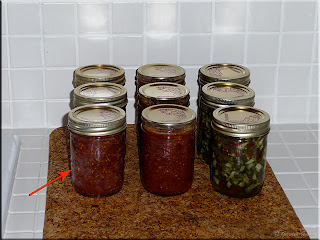 plumb sauce and sweet pickle relish