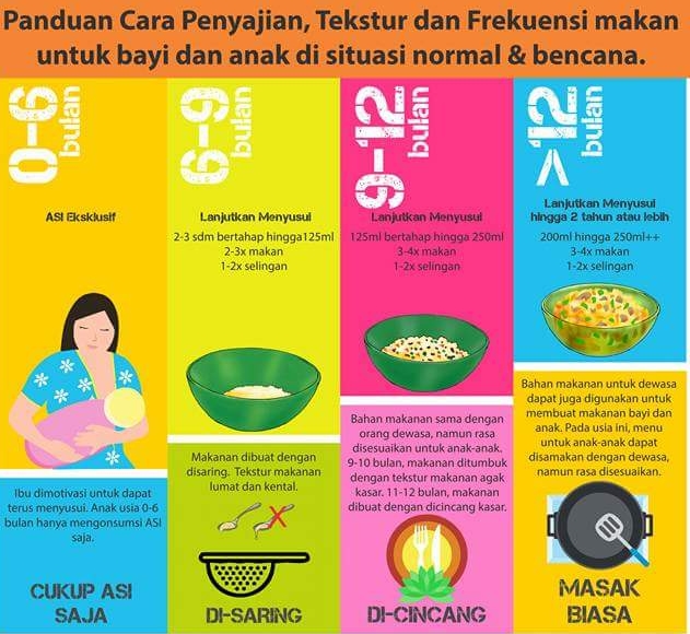 panduan cara penyajian mpasi untuk bayi dan anak