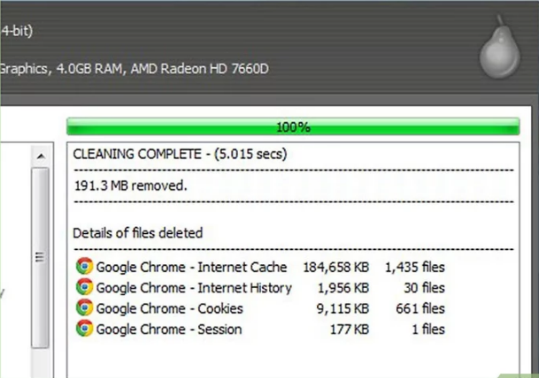 limpesa dos arquivos no ccleaner