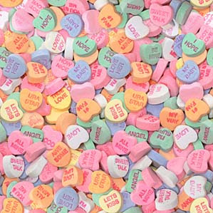 The Candy Life: Valentine Heart Candy Gets New Sayings