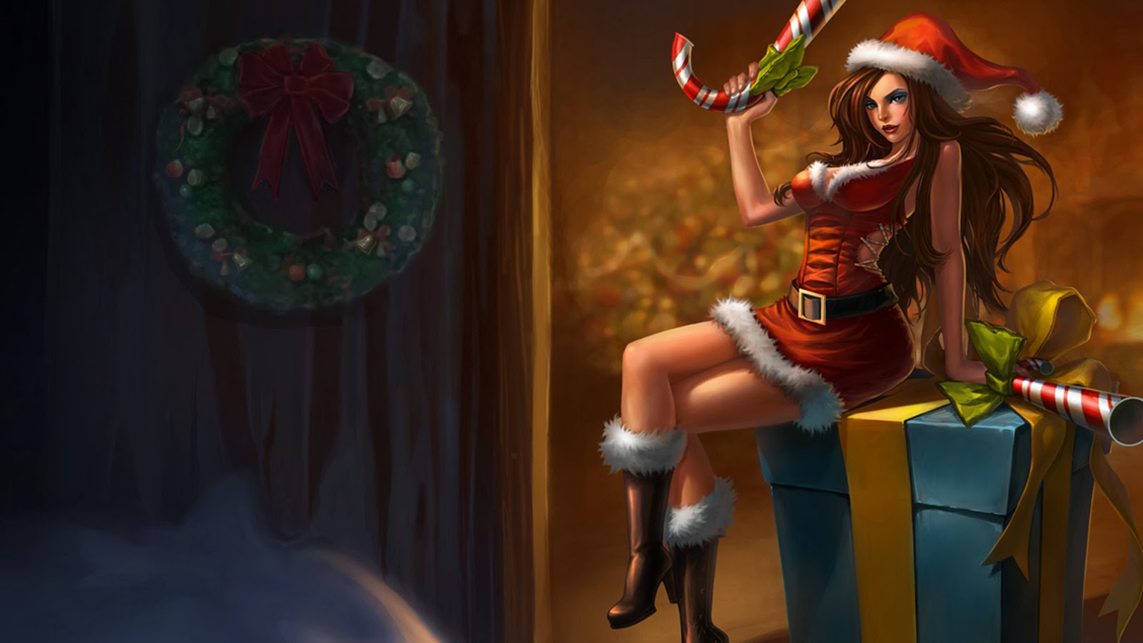 Miss Fortune Christmas Costume LoL a6