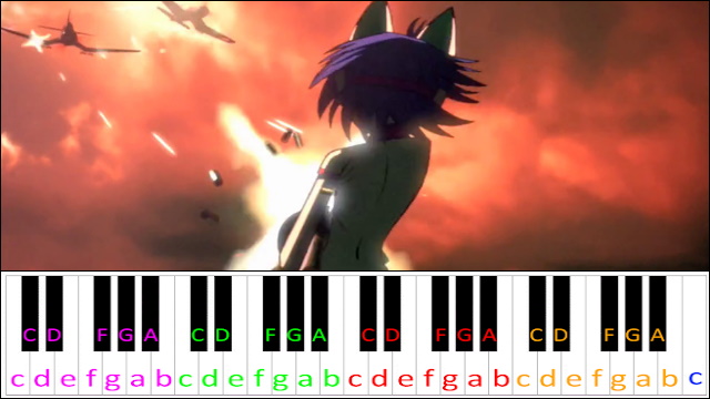 On Melancholy Hill by Gorillaz Piano / Keyboard Easy Letter Notes for Beginners