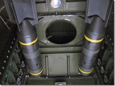 IMG_6747 B-25 Bomber Bomb Bay in Aurora, Oregon on June 9, 2007