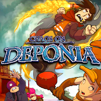 Chaos on Deponia cover art.