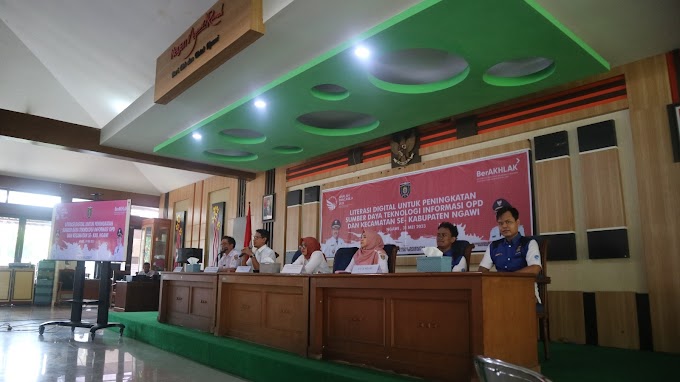 Pemerintah Kabupaten Ngawi Gencar Tingkatkan Literasi Digital untuk Sektor OPD dan Kecamatan