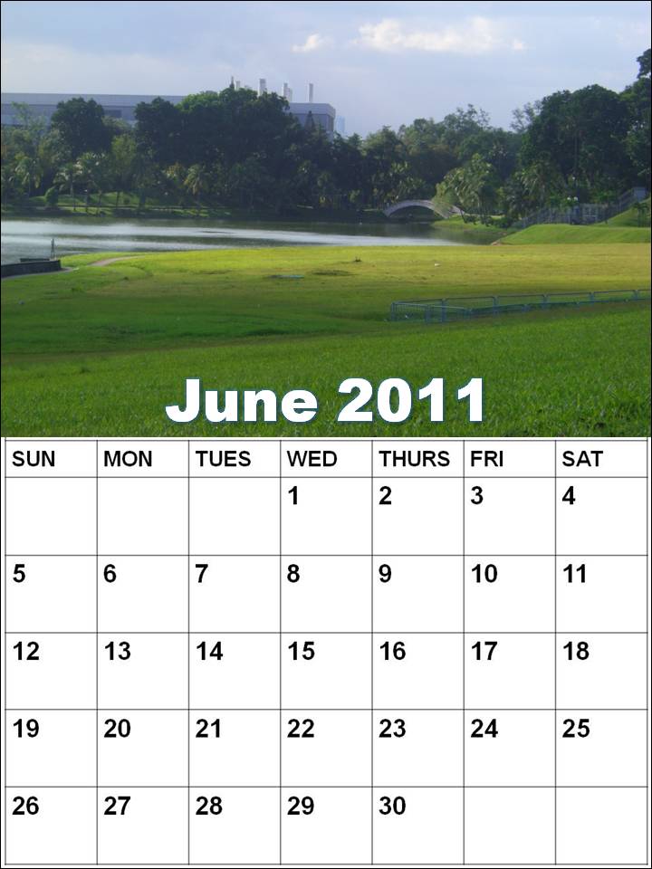 blank calendar 2011 june. Blank Calendar 2011 June