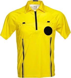 Murray Sporting Goods Soccer Referee Jersey | Men’s Official Pro Soccer Referee Shirt - Short Sleeve - Yellow, Red or Black