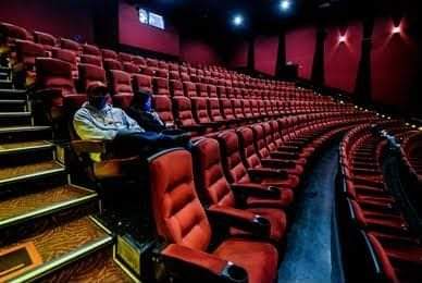 Blank seats of Cineplex