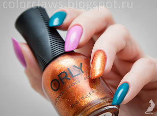 Orly Pink Waterfall + Teal Unreal + What's The Password?