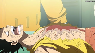 ワンピースアニメ 頂上戦争編 489話 ルフィ Monkey D. Luffy | ONE PIECE Episode 489