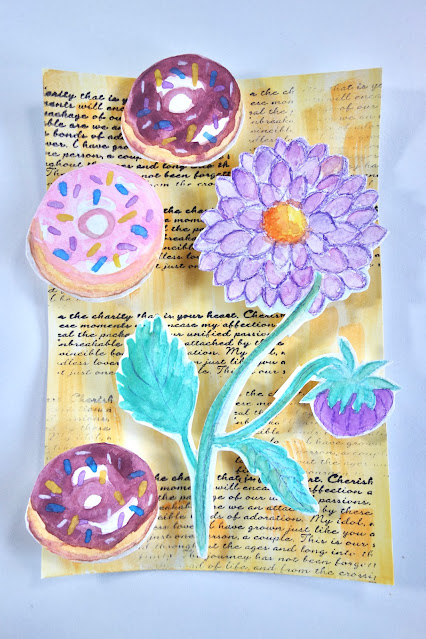 ink-tober, sketching challenge, drawing challenge, drawing prompts, watercolor paintings, food and flowers, blah to TADA, photo by Claire Mercado-Obias