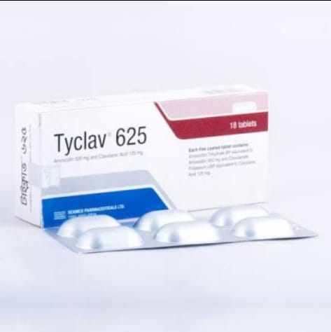 tyclav 625, tyclav 625 tablet uses in bangla, tyclav 625 এর কাজ কি, tyclav 625 price in bangladesh