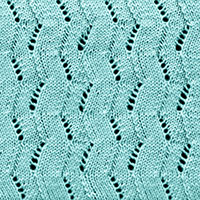 Eyelet Lace 36: Zig Zag | Knitting Stitch Patterns.