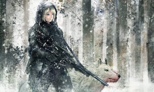 Happy Winter season.HD Wallpapers.hunter