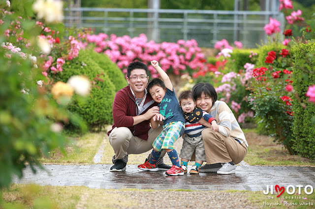 岐阜県可児市へ家族写真の出張撮影