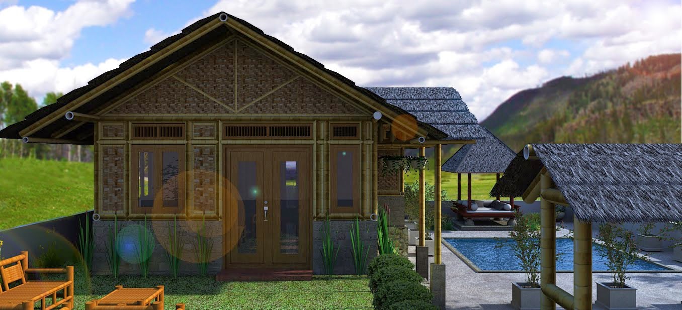 Inspirasi Desain Rumah Anda Desain Rumah Bambu