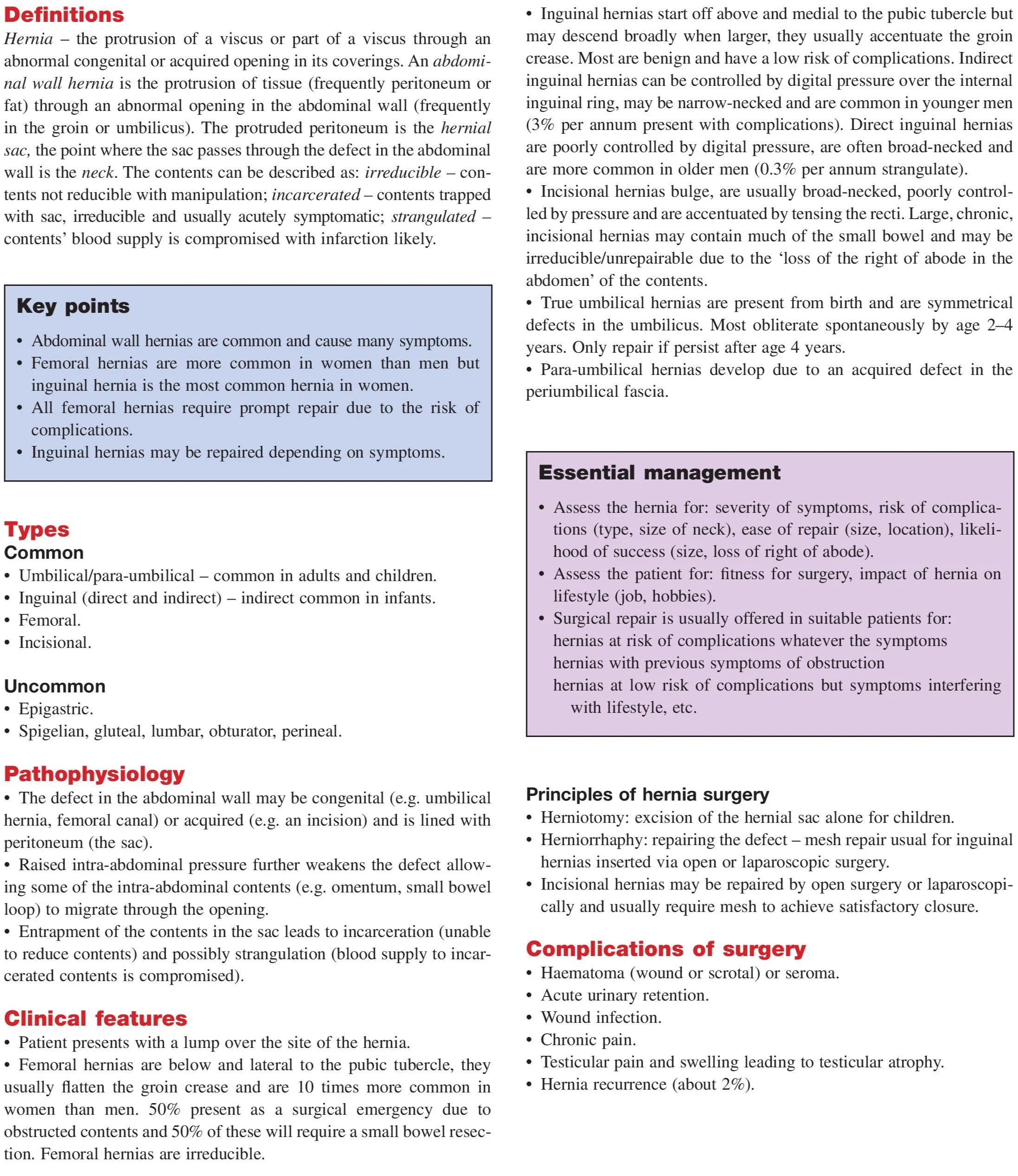 Abdominal Hernias: Types, Symptoms & Surgical Repair Options