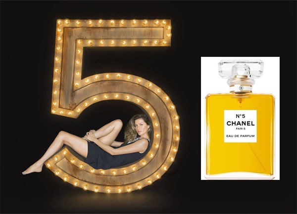 perfume Chanel Nº 5 Gisele Bündchen campanha