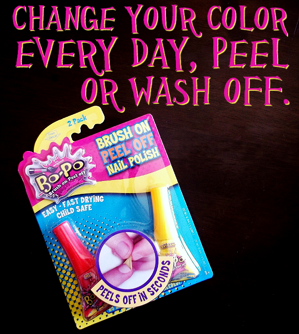 #BoPoFun with Bo-Po Peel and Wash Of Single Day Nail Color.