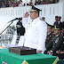 Wabup Asahan Pimpin Upacara Penurunan Bendera Merah Putih HUT ke-77  RI