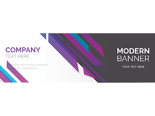 Background Modern Banner Purple Vector Format CDR, AI, EPS