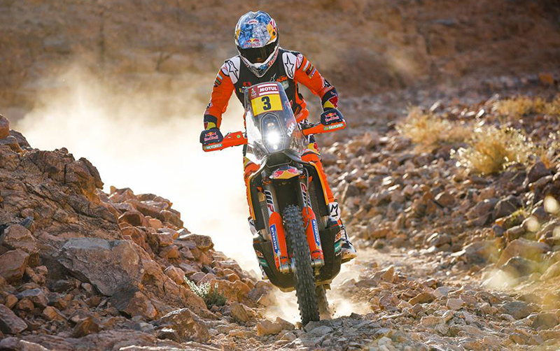 Dakar 2020: Sam Sunderland de KTM se impuso en los últimos kilómetros de la etapa 4