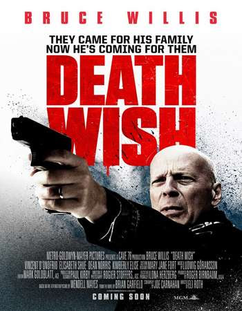 Poster Of Free Download Death Wish 2018 300MB Full Movie Hindi Dubbed 720P Bluray HD HEVC Small Size Pc Movie Only At worldfree4u.com