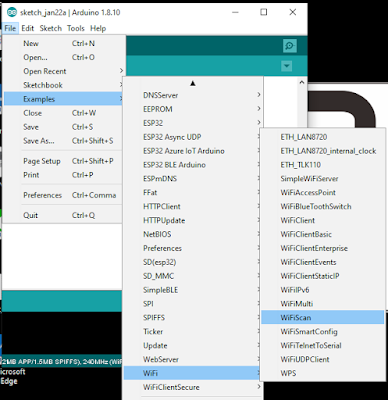 Cara Scan SSID WiFi yang ada Menggunakan ESP32 | Arduino IDE