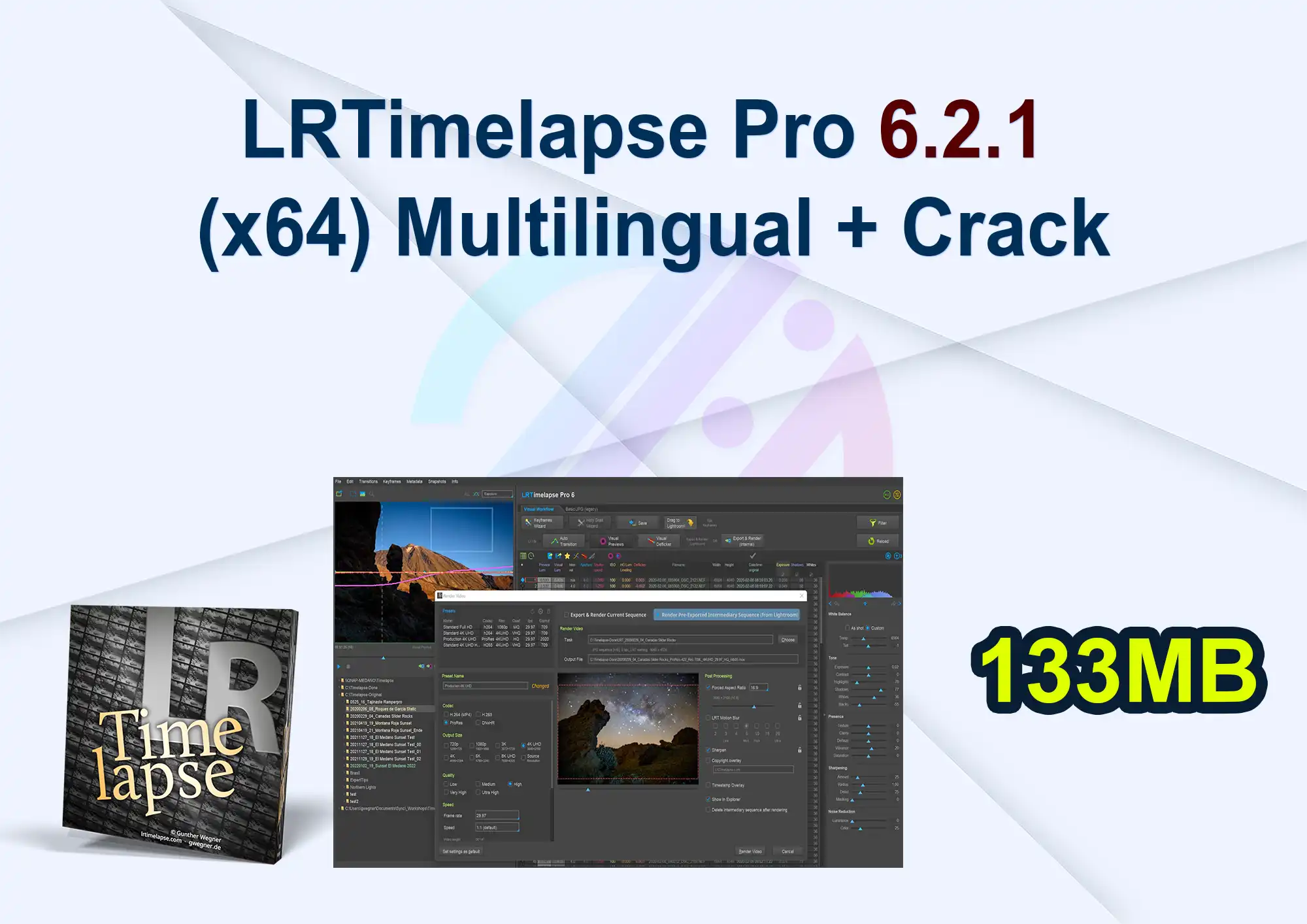 LRTimelapse Pro 6.2.1 (x64) Multilingual + Crack