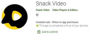 Download Snack Video App – latest version 2021 by KVPTALK