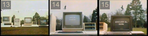 Sinclair QL advert shots 13-15