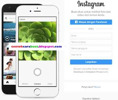 Buat Akun Instagram Lewat Google | Daftar Instagram di Web