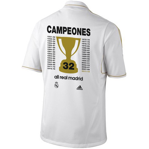 camiseta Real Madrid Campeones de Liga 2012
