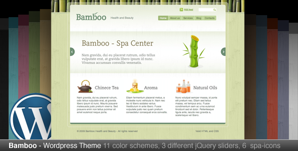 Bamboo Wordpress Theme Free Download by ThemeForest.