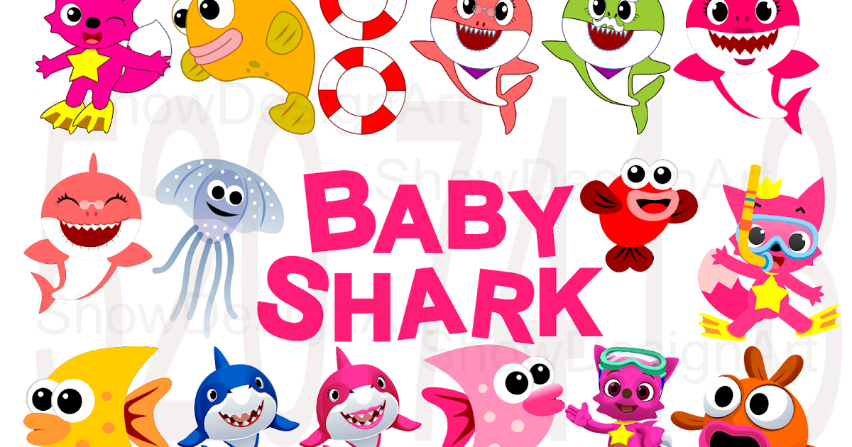 Download Vector USA: 59 Vectors Baby Shark in CDR, PNG and SVG ...