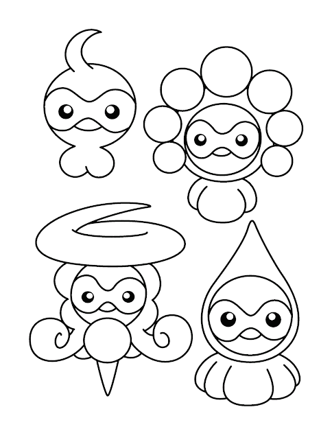 Pokemon Advanced Coloring Pages