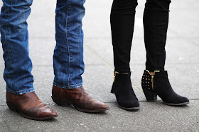 city cowboy boots studded ankle boots seattle street style fashion it's my darlin'