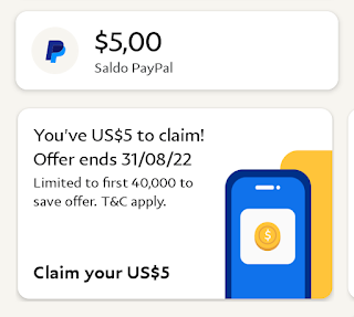 Mau Saldo $5 Gratis dari PayPal? Buruan Cek Email Kalian