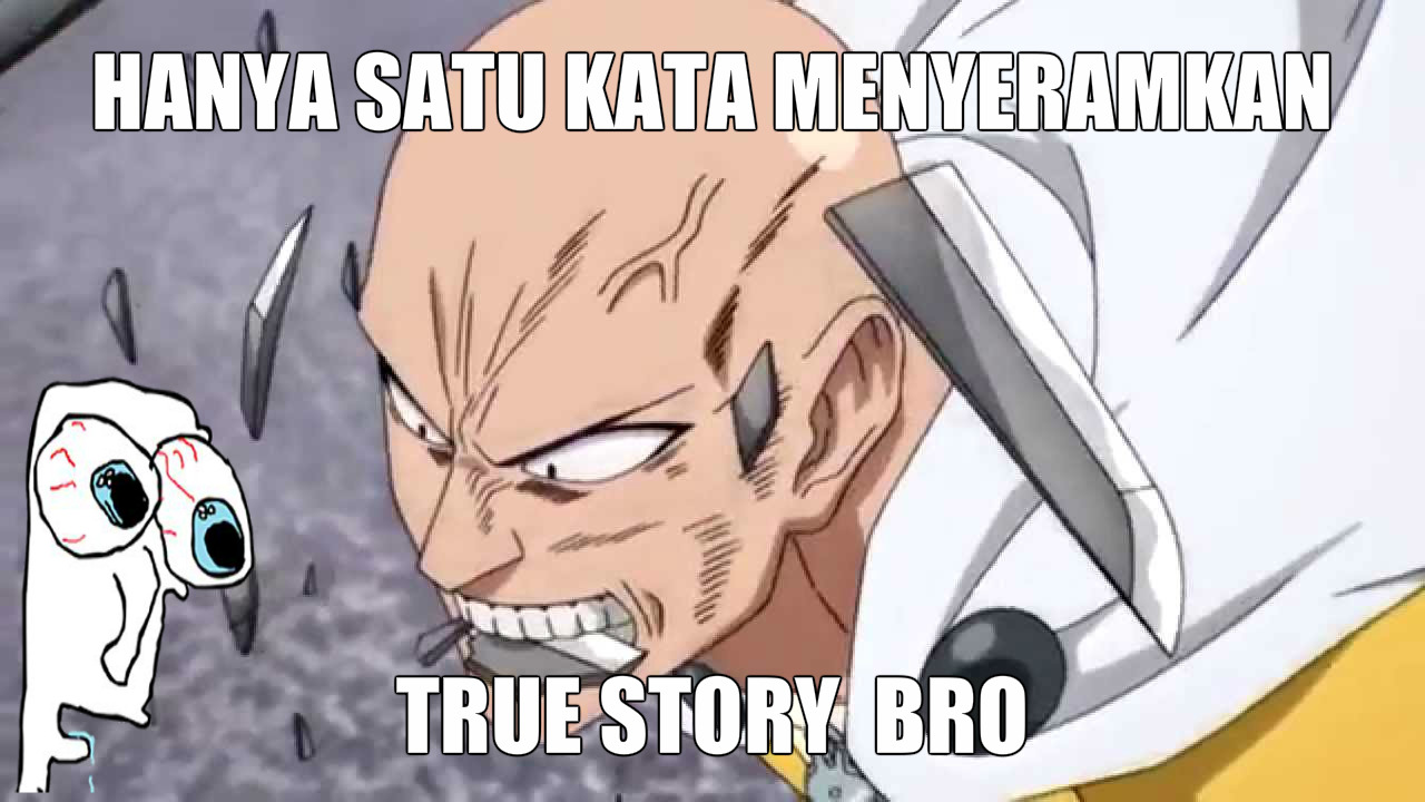 Indonesia Punya Anime Meme Saitama One Punch Man