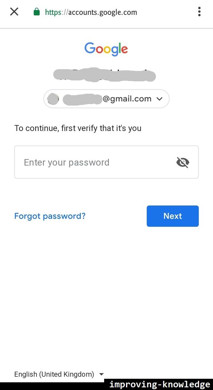 Sign in with your phone instead of a password