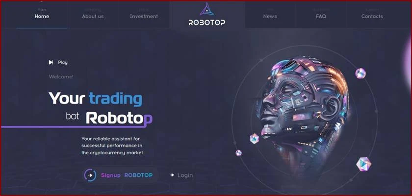 Мошеннический сайт robotop.io – Отзывы, развод, платит или лохотрон? Мошенники