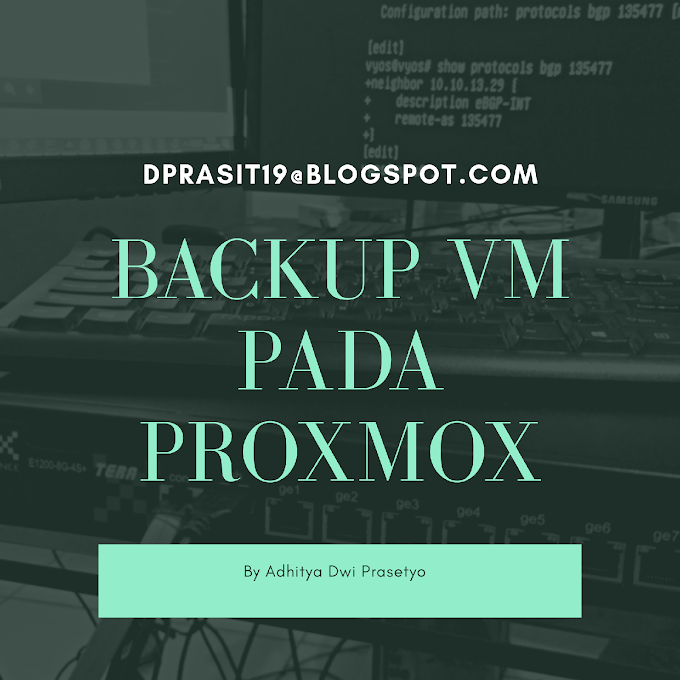 Backup VM pada Proxmox