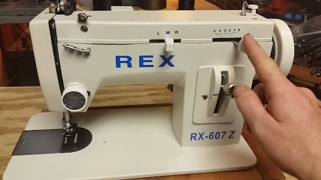 REX Portable Walking-Foot Sewing Machine