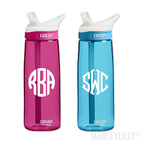 Pair of Personalized Water Bottles