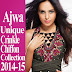 Ajwa Textile Crinkle Chiffon Collection 3014-2015