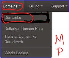 cara seting dns domain di rumahweb