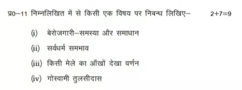 कक्षा 12 हिन्दी निबंध